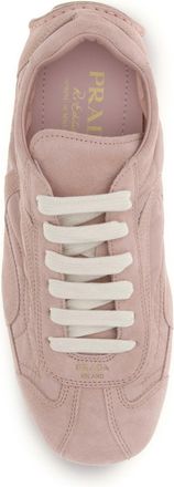 Prada Womens Sneakers Montecarlo Re-Edition Lambskin Peach Upper: Trainers