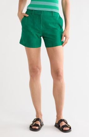 Longchamp Suede Shorts in Green at Nordstrom Rack, Size 4 Us / 36 Fr