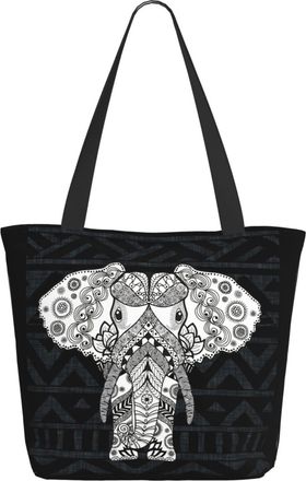 AOOEDM Animal-Elephant Ladies Shopping Bag 13x11x7in.The Perfect ValentineS Day Gift.It Is The Best ValentineS Day Gift For Mom, Daughter, Wife,Etc