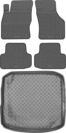 OEM Juego De Alfombrillas De Goma Para Coche Y Alfombrilla Para Maletero Para Audi A3 Iii 8v Sed&aacute;n (2013-2020)