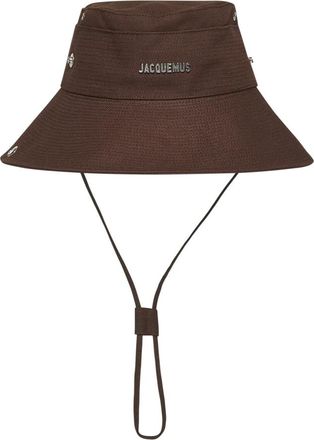 Jacquemus Hats, male, Brown, Size: 60 CM Brown Hats for a Stylish Look