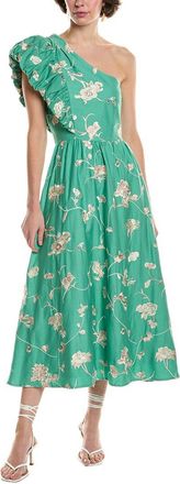 Sea NY Sea NY One-Shoulder Midi Dress