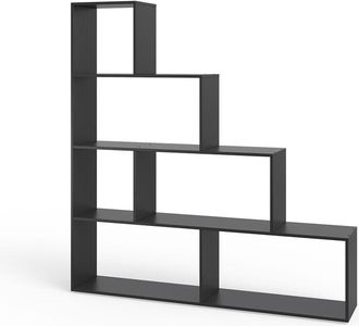 Vicco Scaffale per scale, Nero, 163 x 155 cm Vicco