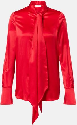 Nina Ricci Camicia Lavalliere in crêpe de chine di seta