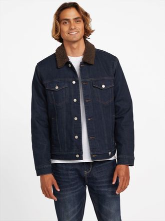 Guess Braun Sherpa Lined Denim Jacket