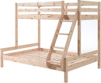 M&S Collection Letto A Castello 90x200 E 140x200 Compreso Di Molle Vipack Pino - Legno