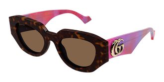 Gucci GG1421S 011 Womens Sunglasses Tortoiseshell Size 51