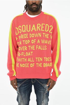 Dsquared2 Maglia Girocollo Bicolore in cotone taglia M
