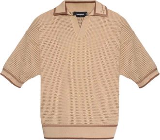 Dsquared2 T-shirt con ricamo - Toni neutri