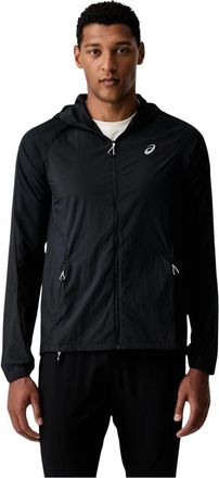 Asics Road Packable Jacket - Heren - Windbreakers - Zwart - XL - Polyester - Fitness
