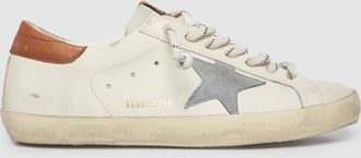 Golden Goose Baskets Homme Super-Star White Grey Brown