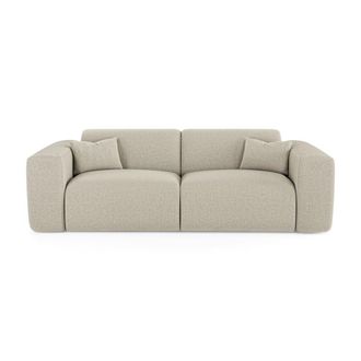 Sia Home Sof&aacute; cama express dunlopillo 140cm 3 plazas tejido trenzado beige