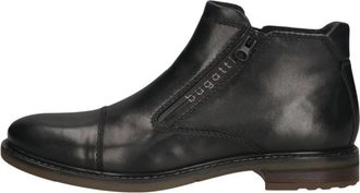 Bugatti Marcello I Boots - Heren - Enkellaarsjes - Zwart - 46 EU - Leer - Schoenen