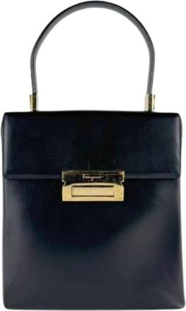 Ferragamo Pre-owned Handbag - Dames - Vintage Handtas - Zwart - ONE Size - Leer - Vintage