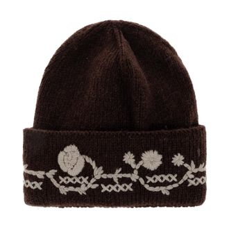 Moncler Wolmuts - Dames - Accessoires - Bruin - Maat: ONE Size Wol