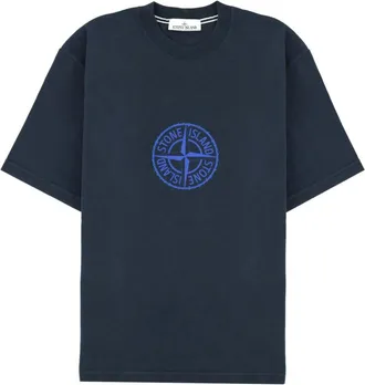Stone Island Circular Logo Crew Neck T-Shirt