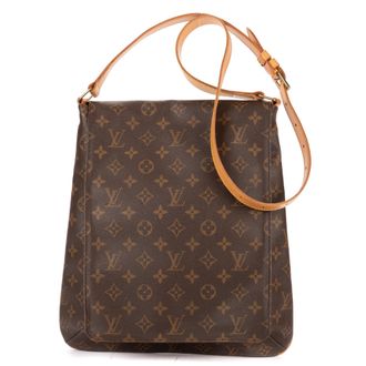 Louis Vuitton Pre-owned Womens Musette Salsa Long Strap GM Shoulder Bag - Brown - One Size