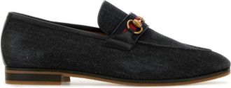 Gucci Black Slip On Loafers