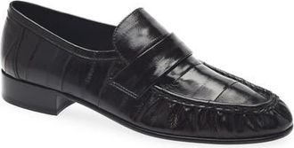 The Row Soft Eelskin Loafer in Brown at Nordstrom, Size 37.5