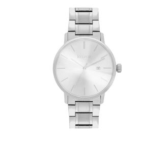 Kazar Zilveren minimalistisch horloge aan een armband - Dames - Horloges - Grijs - ONE Size - Accessoires