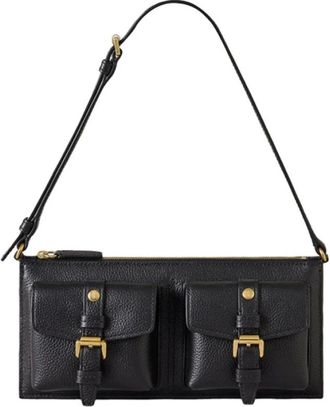 Mulberry Mini Roxanne Schoudertas - Dames - Schoudertassen - Zwart - ONE Size - Leer - Tassen