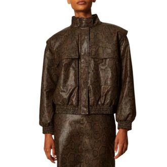 Twinset Mujer, Chaquetas, Marr&oacute;n, Talla: M