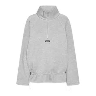 Rotate Rotate Birger Christensen, Dames, Sweatshirts & Hoodies, Grijs, Maat: XS Leer