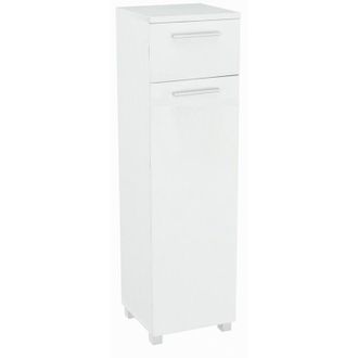 OEM Columna De Ba&ntilde;o 1d1sz Con Estante C&oacute;moda Blanca