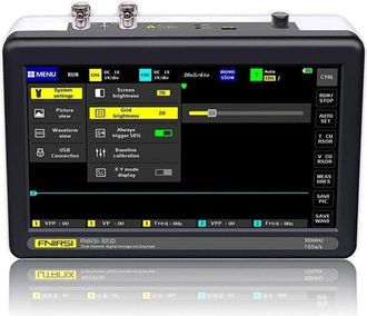OEM Osciloscopio Digital, Osciloscopio De Tableta Con Pantalla T&aacute;ctil De 7 Y 2 Canales, Osciloscopio De 2 Canales 1013d, Ancho De Banda De 100 Mhz, Frecue
