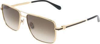 Ferragamo SF329SLBI 710 Mens Sunglasses Gold Size 60