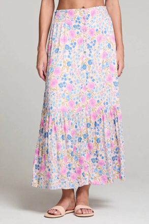 Saltwater Luxe Dagny Midi Skirt In Multi