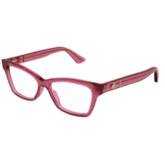 Gucci Stijlvolle Brilmontuur Gg 0634O - unisex - Brillen - Rood - 50 MM - Accessoires
