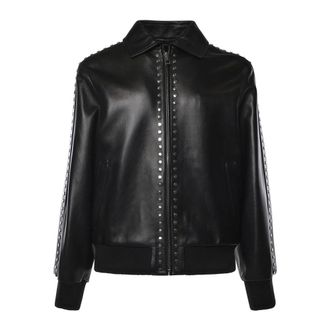 Loewe Bomber Jacket in Nappa Lambskin - male - Loewe - Bomber Jackets - Black - M - Jackets