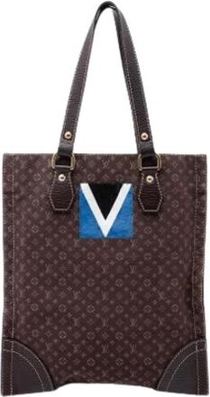 Louis Vuitton Pre-owned Cabas Tanger - Dames - Vintage Shopper - Bruin - ONE Size - Leer - Vintage