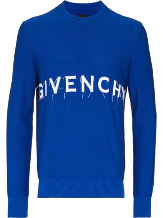 Givenchy Maglione con logo - Blu