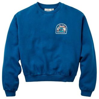 Passenger Lost Patch Relaxed Fit Sweatshirt Pullover f&uuml;r Damen | blau