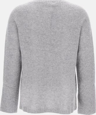 Max Mara Crew Neck Cashmere Blend Pullover