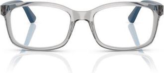 Vogue Eyewear 48mm Pillow Optical Glasses in Transparent Grey at Nordstrom