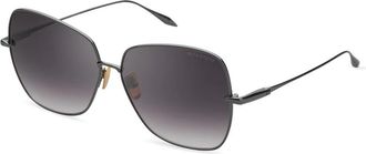 Dita Eyewear ZAZOE Dark Grey to Clear Gradient Butterfly Ladies Sunglasses DTS145-A-03