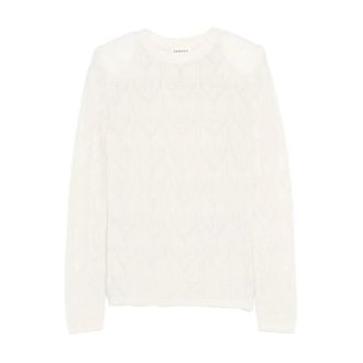 P.A.R.O.S.H. Round-neck Knitwear, female, White, Size: S Lily Maglia