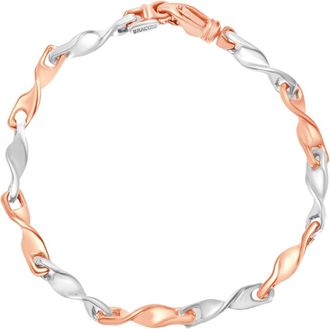 Pompeii3 Mens 14k Gold (18gram) or Platinum (33gram) 5mm Link Bracelet 8.5