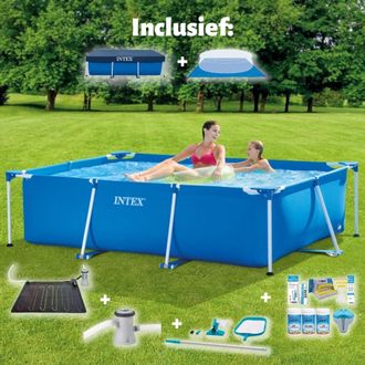 Intex Piscina Con Estructura Rectangular - 220x150x60 Cm - 7-piezas Scb97