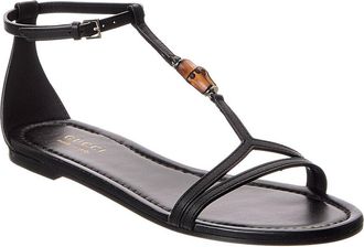 Gucci Bamboo Leather Sandal