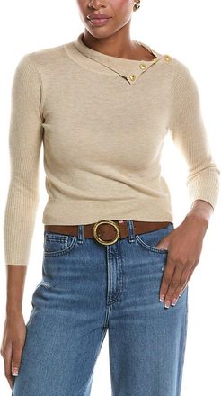 L'agence LAgence Kamdyn Crop Mock Neck