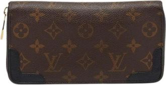 Louis Vuitton Pre-owned Canvas Portemonnee - Dames - Vintage Accessoires - Bruin - ONE Size - Vintage