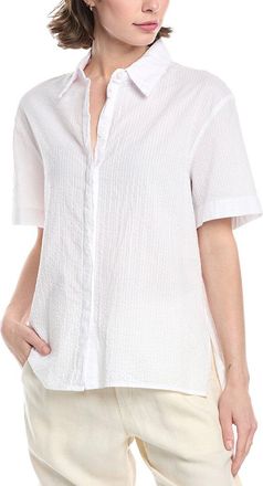 Enza Costa Seersucker Resort Shirt