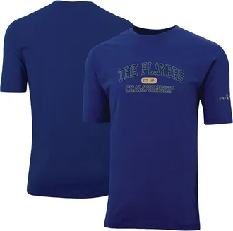 Ahead Mens Ahead Navy THE PLAYERS Arched Logo Pembrooke T-Shirt in Blue at Nordstrom, Size Small