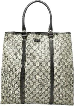 Gucci Pre-owned Tote Bags, female, Beige, Size: ONE SIZE Pre-owned Plastic Tote Bag