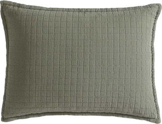 Calvin Klein Essential Garment Washed Cotton Jacquard Sham