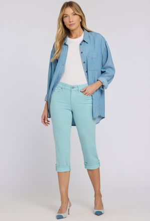 NYDJ Marilyn Straight Crop Jeans In Cool Embrace Denim